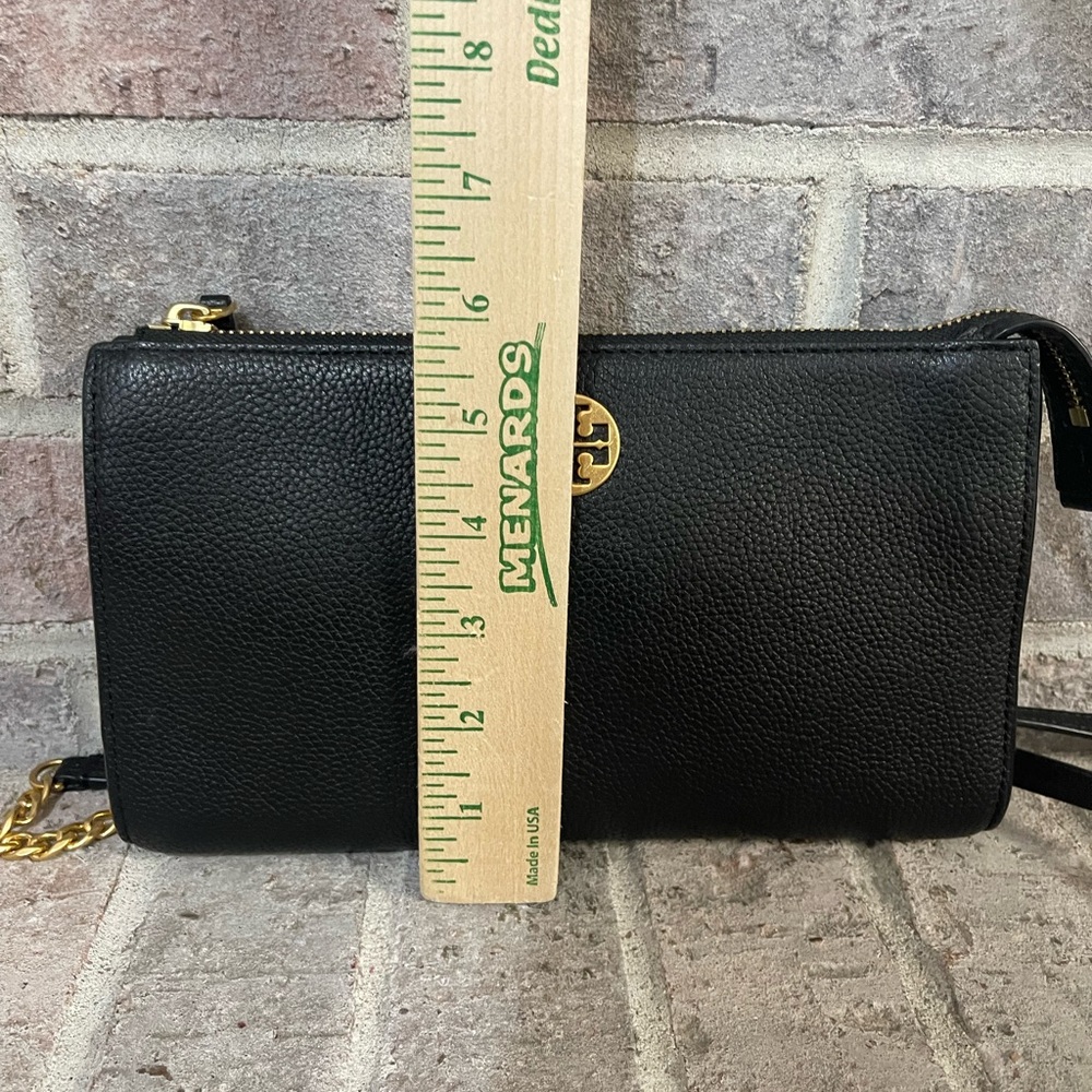 Tory Burch Black Crossbody Bag with Gold Logo - Picture 6 of 14